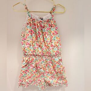 Janie and Jack Colorful Floral Romper